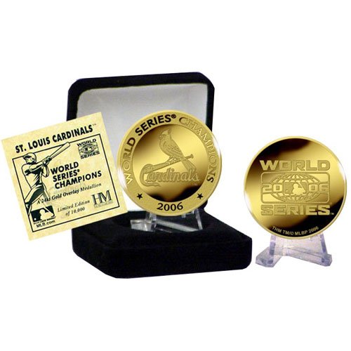 Highland Mint St. Louis Cardinals 2006 World Series Champions 24KT Gold Coin