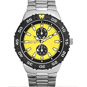 NAUTICA MULTI FUNCTION DATE SILVER 50M MENS WATCH