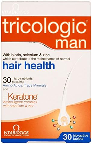 4 x Vitabiotics Tricologic Man 30 Bio-Active Tablets