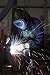 Welding Welding a Metal Part in an Industrial Environment - 24H x 16W - Peel and Stick Wall Decal by Wallmonkeys