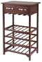 Winsome Wood 94529 Wine Rack, Antique Walnut