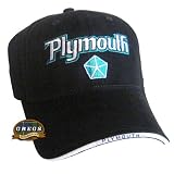 Plymouth Hat Cap Black (Apparel Clothing) by Gregs Automotive LLC