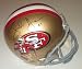 Frank Gore Autographed / Signed Custom San Francisco 49ers Photo Riddell Deluxe Replica Full Size Football Helmet, Proof Photo