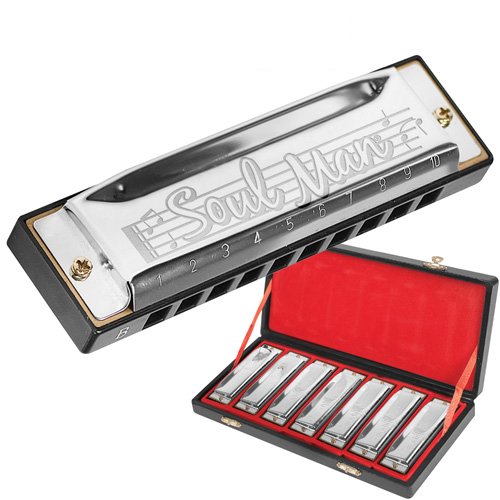 7 Piece Harmonica Set