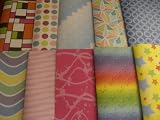 10 SHEETS OF ABSTRACT - CONTEMPORARY WRAPPING PAPER