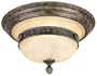 World Imports Lighting 3824-63 Chatham 2-Light Flush Mount Fixture, French Bronze