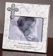 Pack of 2 Godparent Baptism Cross Porcelain 3.5" x 5" Photo Picture Frames