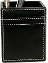 Rustic Genuine Leather Executive Pencil Cup