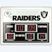 NFL Scoreboard Clock Oakland Raiders
