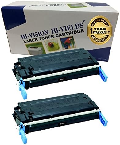HI-VISION® 2 packs Remanufactured CANON 111 (CRG-111) Black Toner Cartridge Replacement (1660B001AA) for Canon LBP5360,imageCLASS MF9150c,MF9170c,MF9220Cdn,MF9280Cdn Printers