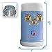 ChillWarmer Stainless Steel Food Jar - Insulated 16 Ounce Thermal FunJar (Blue)