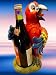 Pet Parrot Macaw Wine Bottle Holder & Stopper Set