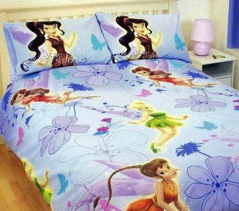 Disney Fairies Friends Double Duvet Cover Set OFFICIAL