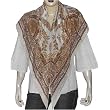 Scarfs for Girls Painted Silk Square 44 x 44 inches (sqsrf083) ~ ShalinCraft