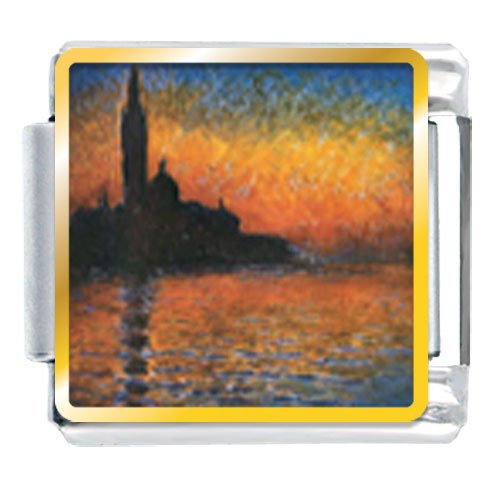 Monet's San Giorgio Maggiore Italian Charms Bracelet Link