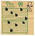 1956 Horseshoe Club Keno Ticket Joe Browns Las Vegas