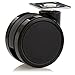 Katu BK-BB6505-28 Set of 4 Furniture Swivel Plate Caster with Brake for hardwood floors, Diameter 2 9/16
