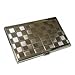 Mother of Pearl Black Business Card Holder Purse Pocket RFID Blocking Protection Credit Id Name Card Holder Case Metal Stainless Steel Slim Money Wallet Butterfly Arabesque Design