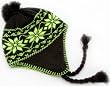 Alkii Braided Neon Aviator warm beanie snowboarding winter snow hats -4 colors