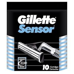Gillette Sensor Cartridges, 10-Count (Pack of 2)