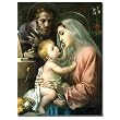 Holy Family - Canvas Transfer Linen Print Wrapped around the Sides - 15.5"x12"x2"