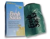 Fresh Sacks Biodegradable Diaper Disposal Bags, Roll of 250 (4-Pack)