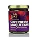JEM - All Natural, Vegan, Organic, Dairy Free Maqui Camu Super Berry Nut Butter - Creamy Artisan Spread for Snacks and Sandwiches 6 oz