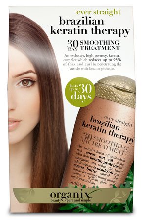 Organix Ever Straight Brazilian Keratin Therapy 30 Day Smoothing Treatment, 3.3 Ounce