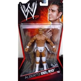  ALBERTO DEL RIO - WWE SERIES 12 WWE TOY WRESTLING ACTION FIGURE