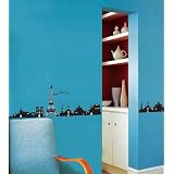 Easy Instant Decoration Wall Sticker Decal - Parisian Landscape