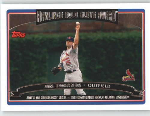 2006 Topps #258 Jim Edmonds GG - St. Louis Cardinals (Gold Glove Award Winnner) (Baseball Cards)