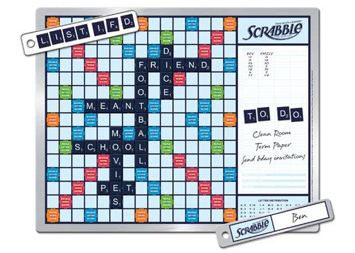 Cheap Scrabble: 2-in-1 Message Board Edition