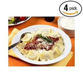 Pasta & Cheese Fresh Pumpkin Ravioli 24-Count (medium Square), 56-Ounce Boxes (Pack of 4)