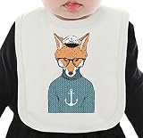Sailor fox ネクタイを有する有機ビブ Medium