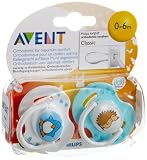 Philips Avent SCF172/18 - Beruhigungssauger Tiermotive 0-6 Monate (2 St�ck, Farbe nicht frei w�hlbar)