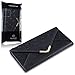iPhone 6S Plus Case, Terrapin [Ostrich] [Ponyskin] iPhone 6S Plus Wallet [Black] Purse Style Case for iPhone 6 Plus / 6S Plus - Black
