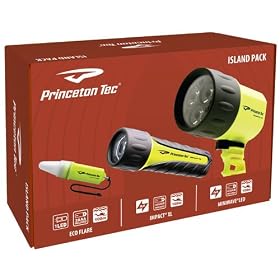 Princeton Tec L.E.D. Island Dive Light Pack by 