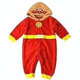 アンパンマン ベビー なりきり 変身 カバーオール 男の子 男児 女の子 女児 バンダイばいきんマン ドキンちゃん 80cm アンパンマン