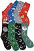 Christmas Cotton Socks, Women's 12 Pair, Assorted Colors & Designs Size: 9-11