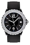 K&BROS Women's 9177-1 C-901 Ceramic With Stones Watch