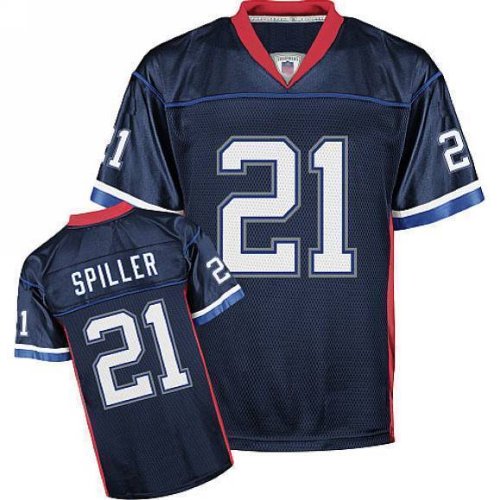 Buffalo Bills #21 C. J. Spiller Dark Blue Jerseys Authentic Football Jersey Size 48-56 (Please Select the Size When You Order, Can Do Drop Shipping)