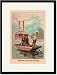 Black Framed/Matted Print 17x23, Earning the First Dollar (Abe Lincoln)