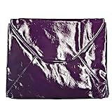 PURPLE ENVELOPE PATENT LEATHER CLUTCH HANDBAG