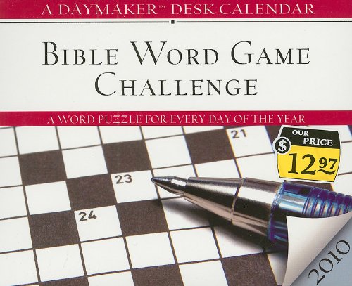 Bible Word Game Challenge Daymaker Desk Calendar: A Word Puzzle for Every Day of the Year (Daymaker Desk Calendars)