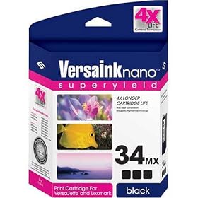VersaInk nano 34MX Black SuperYield Ink Cartridge by Computer Checks