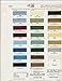 1972 Lincoln Continental Mark III & Ford Thunderbird Color Paint Chip Page