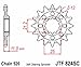 JT Sprockets JTF824.13SC 13T Steel Front Sprocket , black