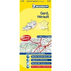Gard, H�rault : 1/150 000