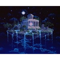 Moon Temple Poster by Gilbert Williams