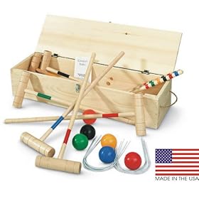 Click here to buy Acadia Croquet set by North Meadow.